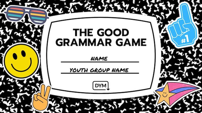 The Good Grammar Game